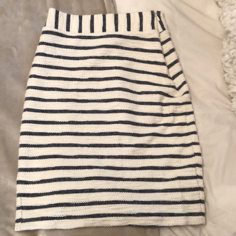 JOA Los Angeles woven pencil skirt